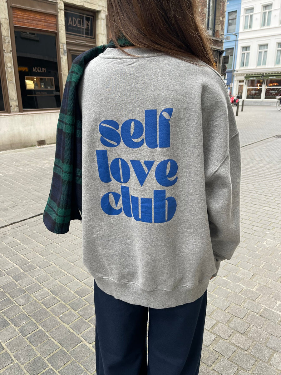 COOPER Self love club sweater Grey