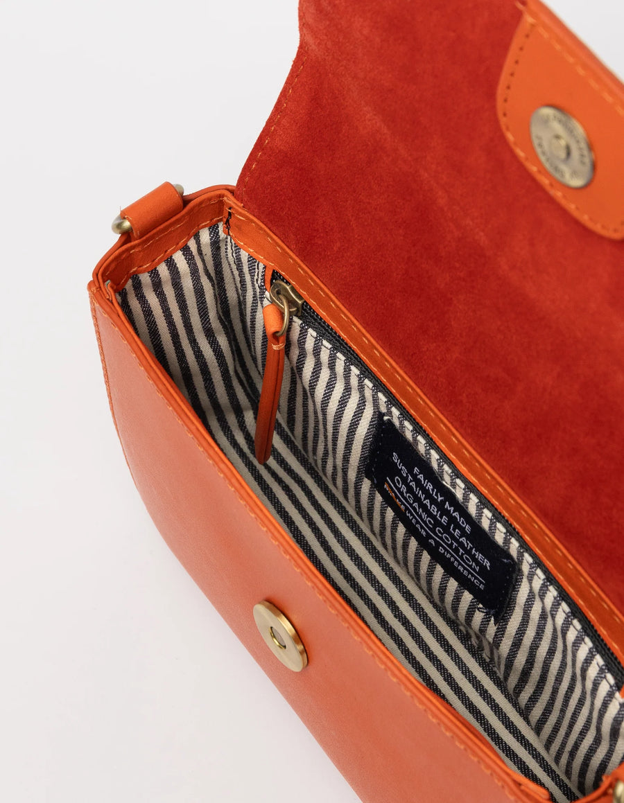 NANO bag⎜tangerine classic leather