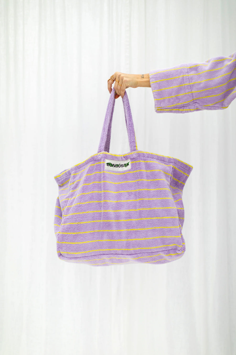 NARAM Weekend Bag LILAC & NEON YELLOW