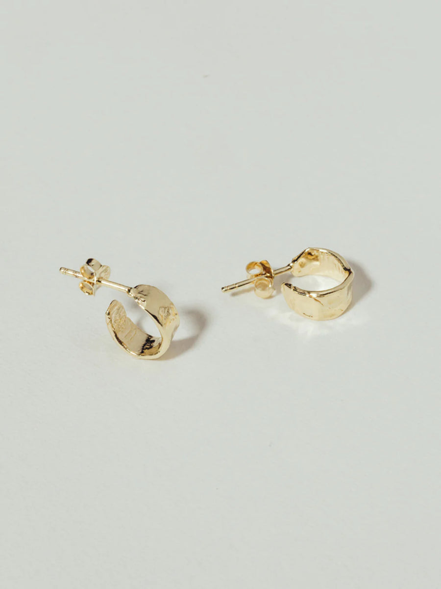 FIRE earring GP 14K