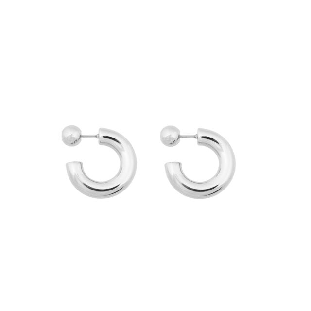 HOOP DOT Earrings Stainless steel