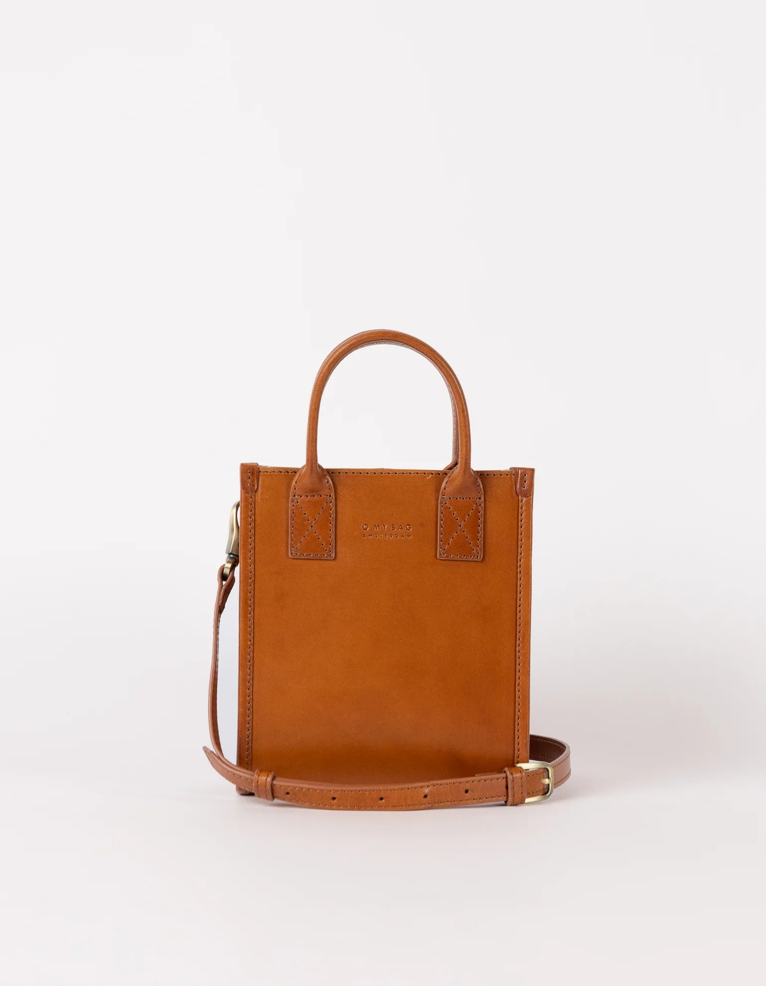 JACKIE MINI Classic leather Cognac