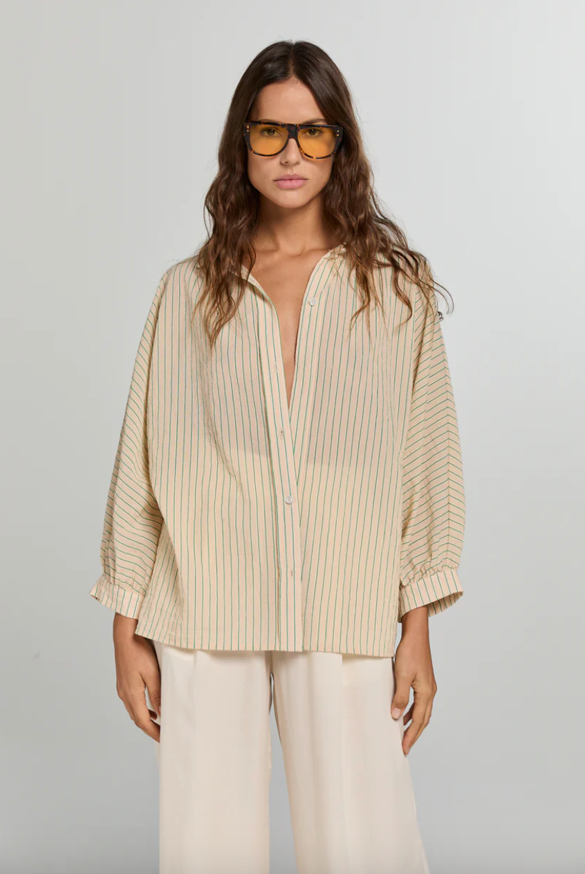 MEL Shirt sunny stripes Soft yellow