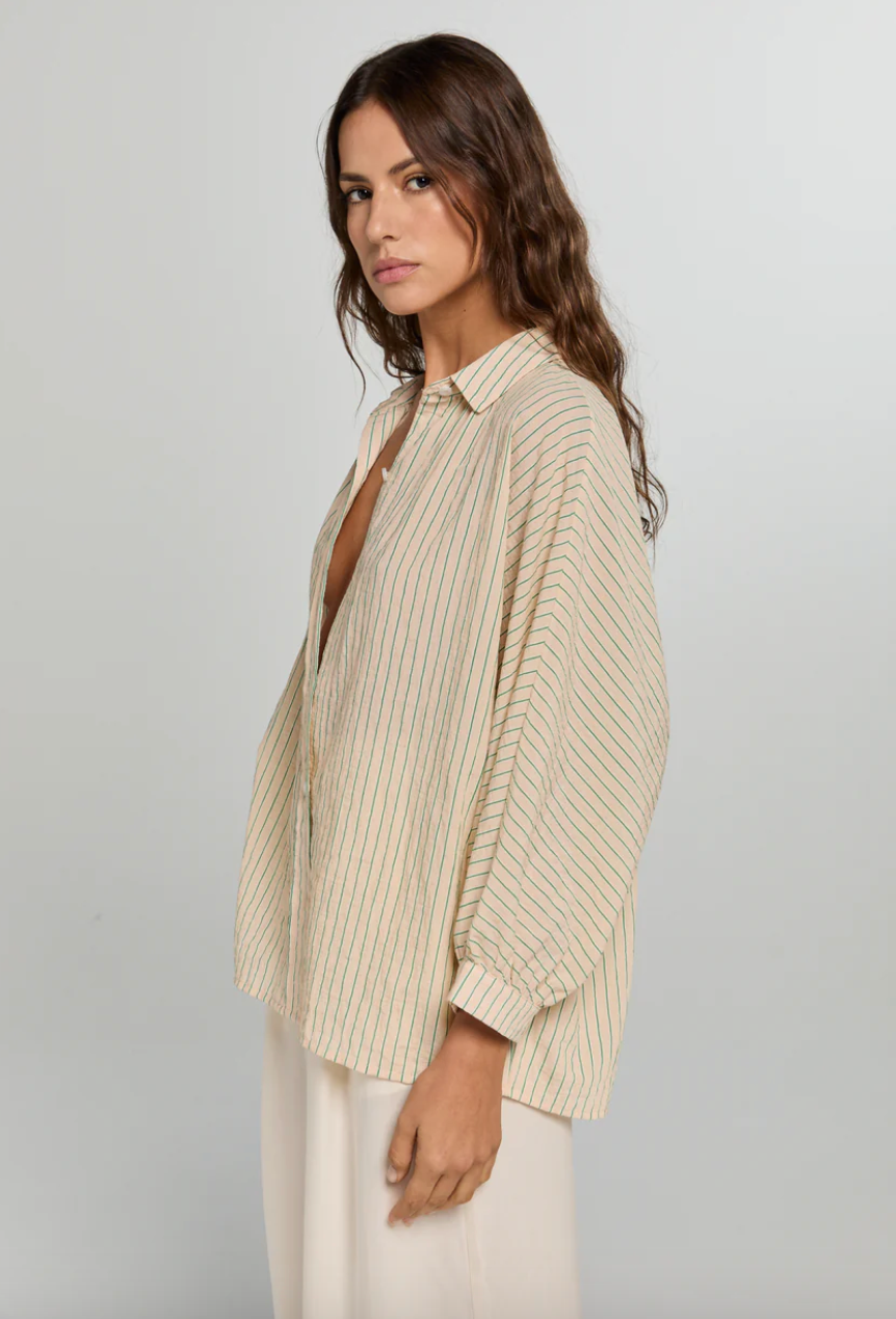 MEL Shirt sunny stripes Soft yellow