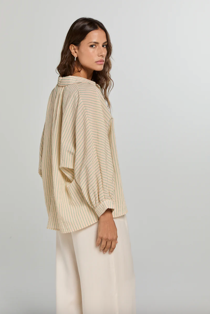 MEL Shirt sunny stripes Soft yellow