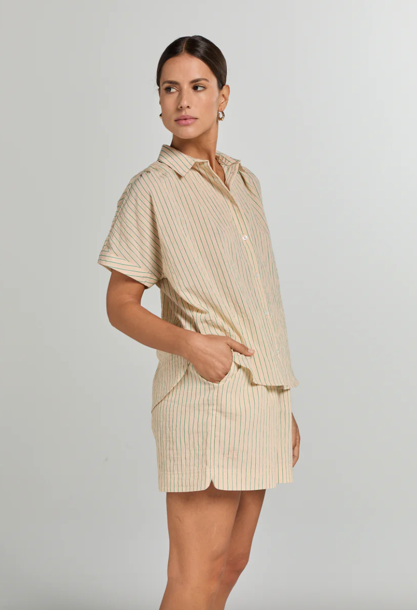 ROSIE Short Sunny stripes Yellow