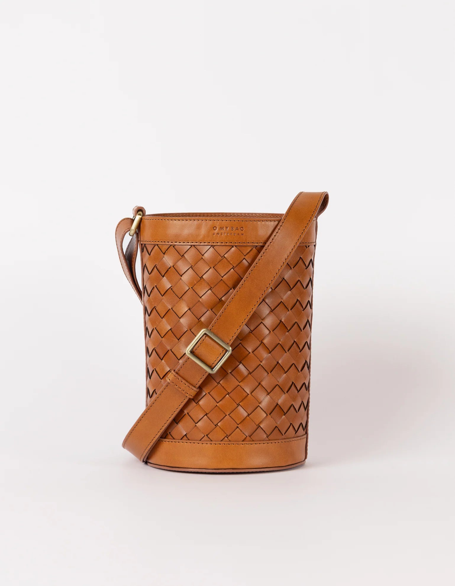 ZOLA Bag - Cognac Classic Woven Leather