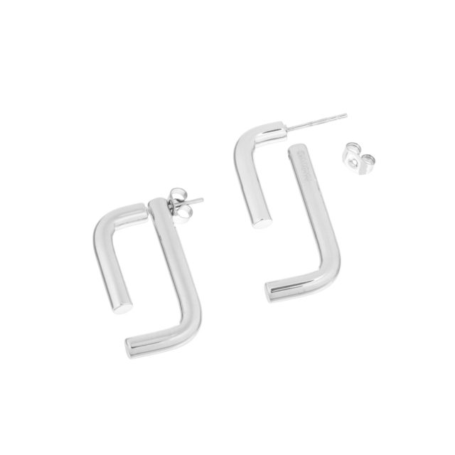 LINKED Earrings stainless steel