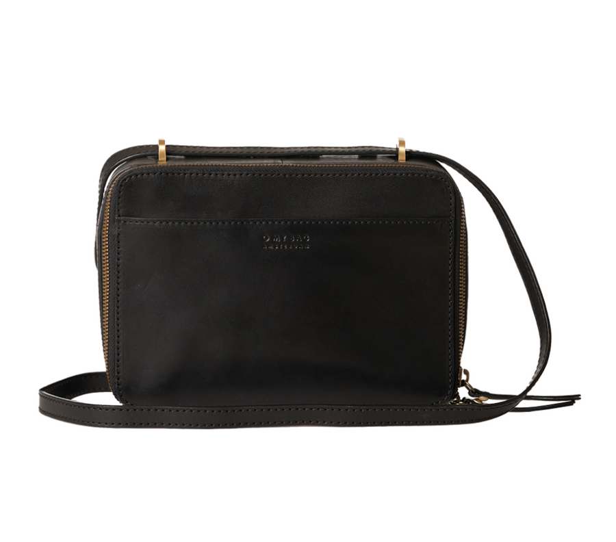 BEE BOX bag⎜Black classic leather