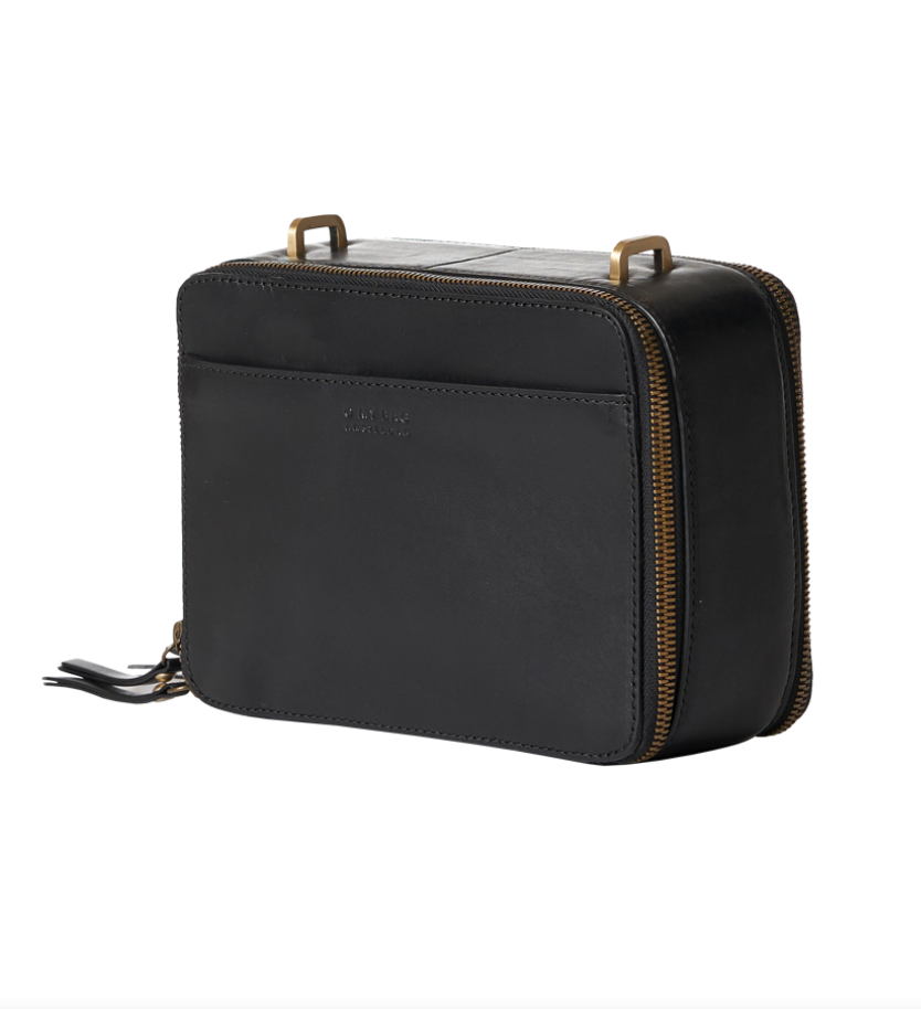 BEE BOX bag⎜Black classic leather